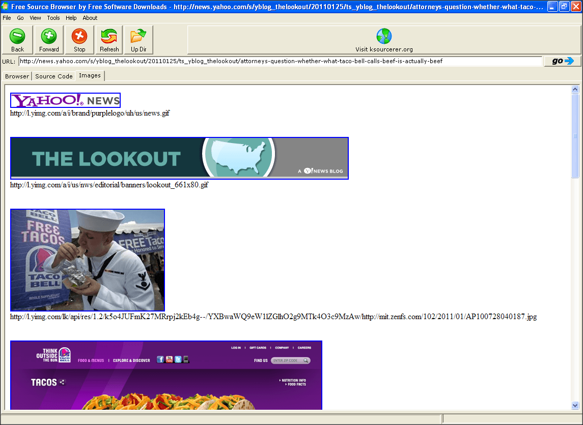 Free Source Browser Full - Screenshot #1