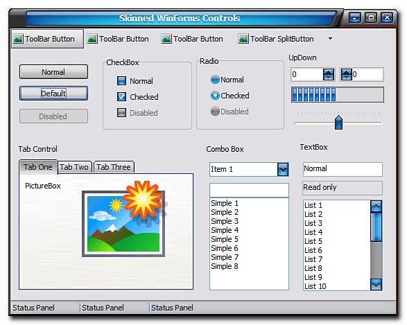 SkinSoft VisualStyler.Net - Screenshot #1