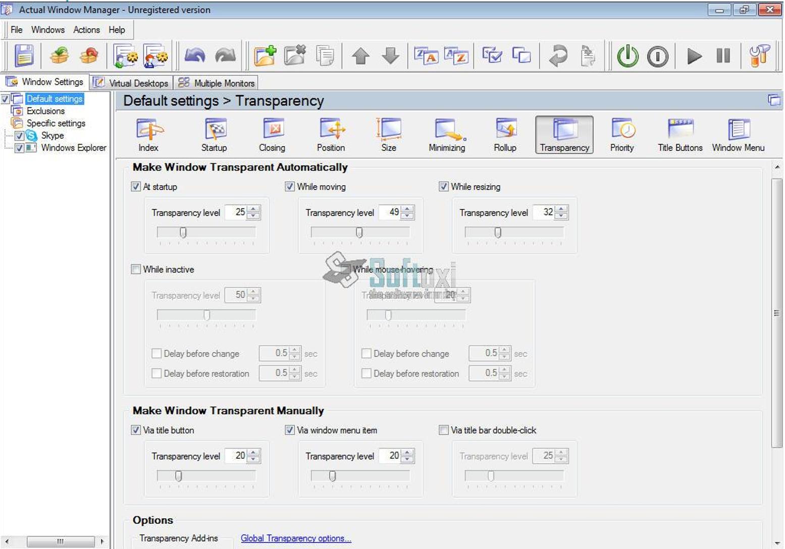 Actual Window Manager - Screenshot #12