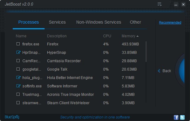 JetBoost - Screenshot #1