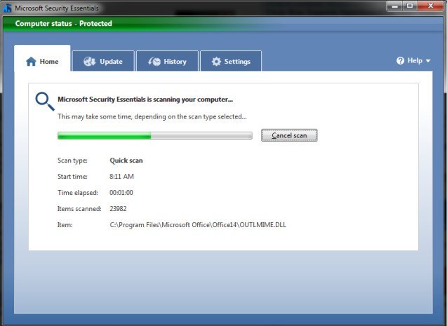Microsoft Security Essentials - Screenshot #15