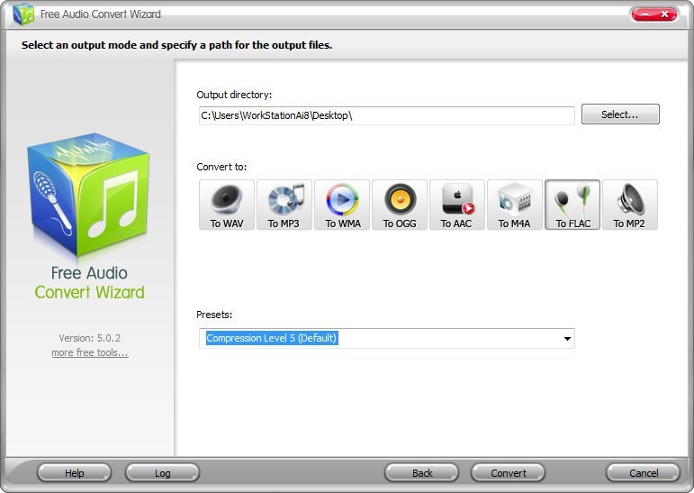 Free Audio Convert Wizard - Screenshot #8