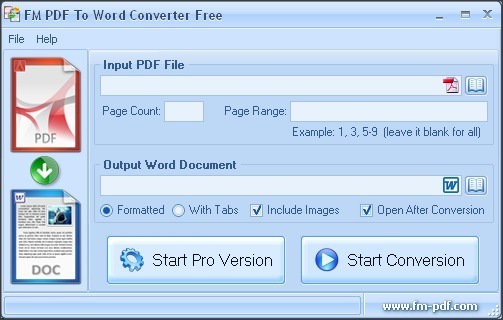 FM PDF To Word Converter Free - Screenshot #6
