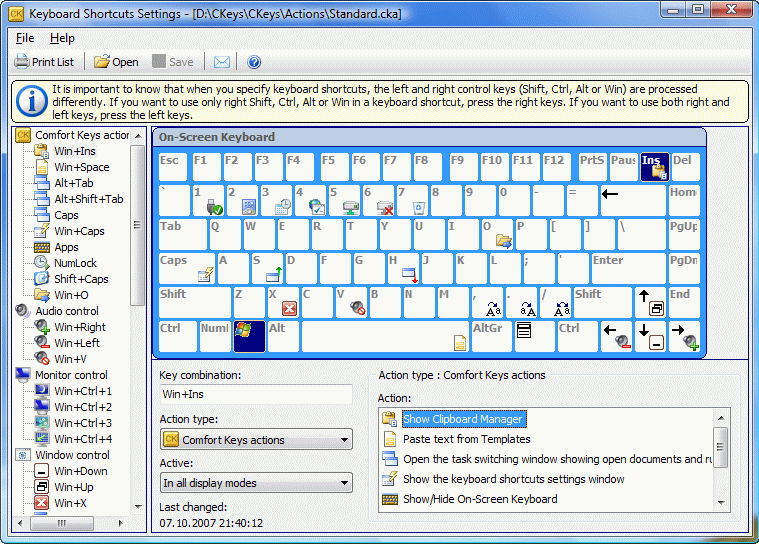 Comfort Keys Pro - Screenshot #9