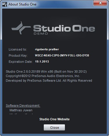 PreSonus Studio One - Screenshot #8