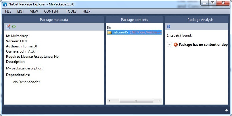 Nuget package explorer как пользоваться