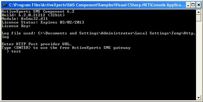 ActiveXperts SMS Component - Screenshot #4