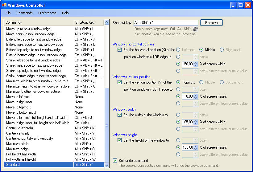 Windows Controller - Screenshot #1