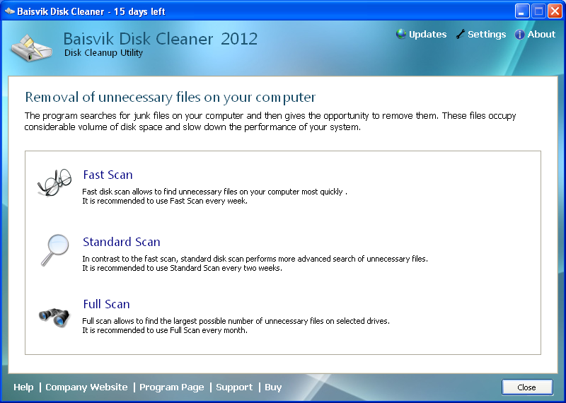 Baisvik Disk Cleaner - Screenshot #5