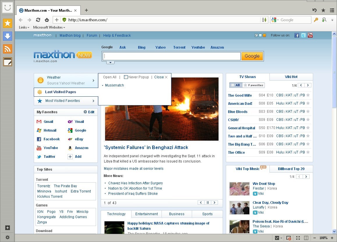 Maxthon MX5 Cloud Browser - Screenshot #14
