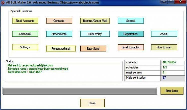 ABBulkMailer - Screenshot #5