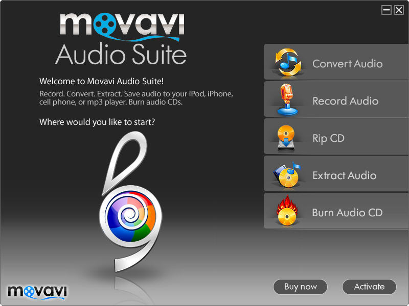 Movavi Audio Suite - Screenshot #2