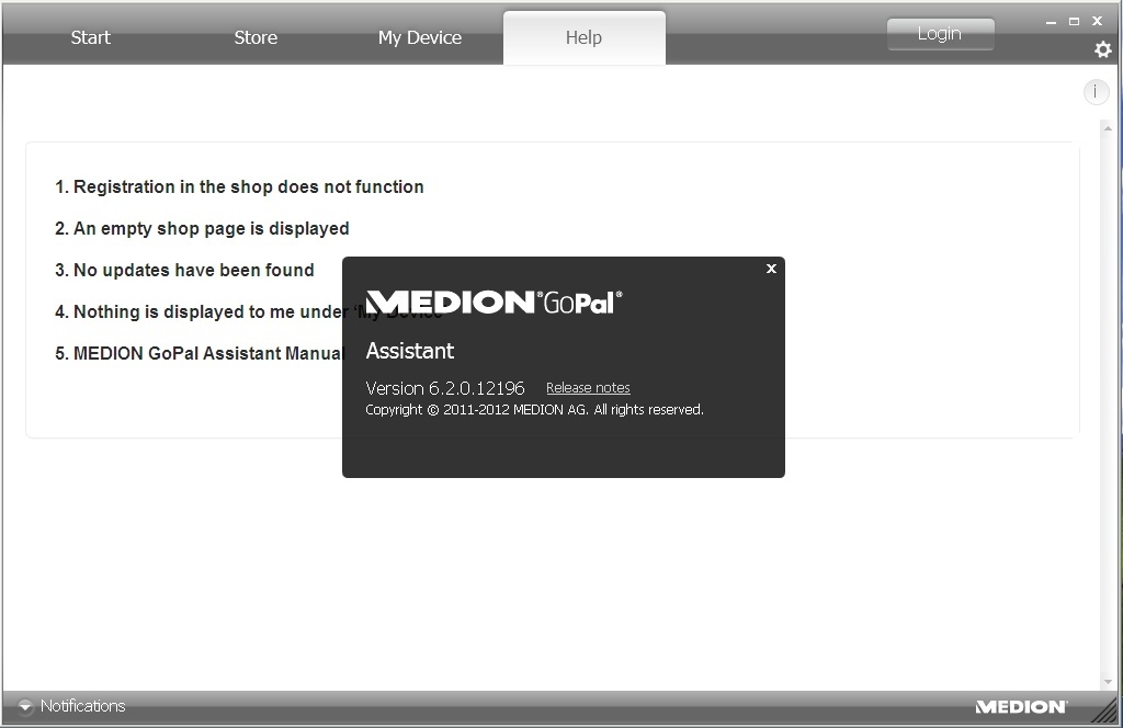 Medion GoPal Assistant - Screenshot #3