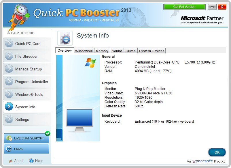 pc booster free download full version