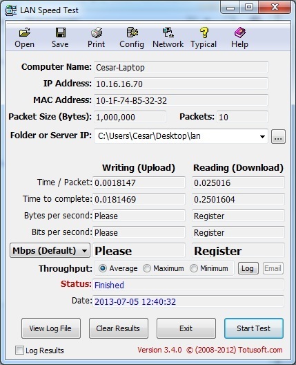 LAN Speed Test - Screenshot #17