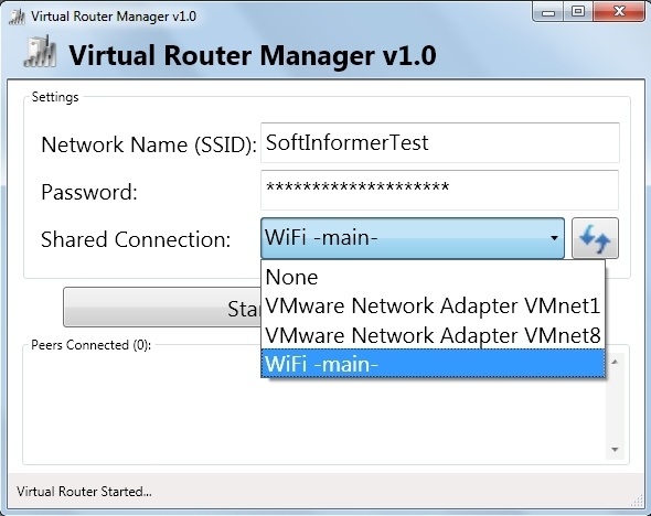 Virtual Router download for free - SoftDeluxe