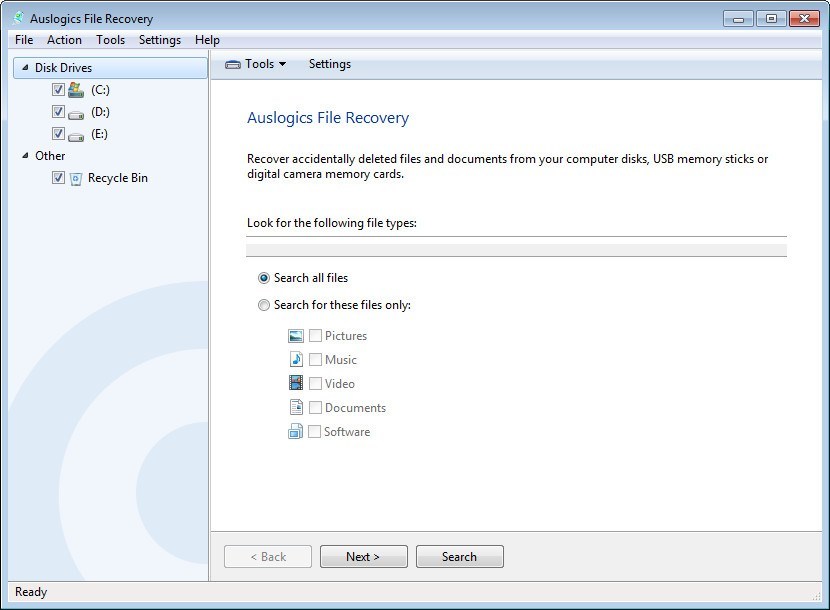Auslogics File Recovery - Screenshot #23