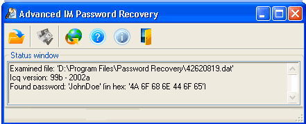 Advanced IM Password Recovery - Screenshot #3