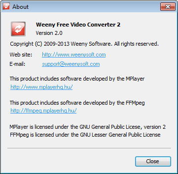 Weeny Free Video Converter - Screenshot #3