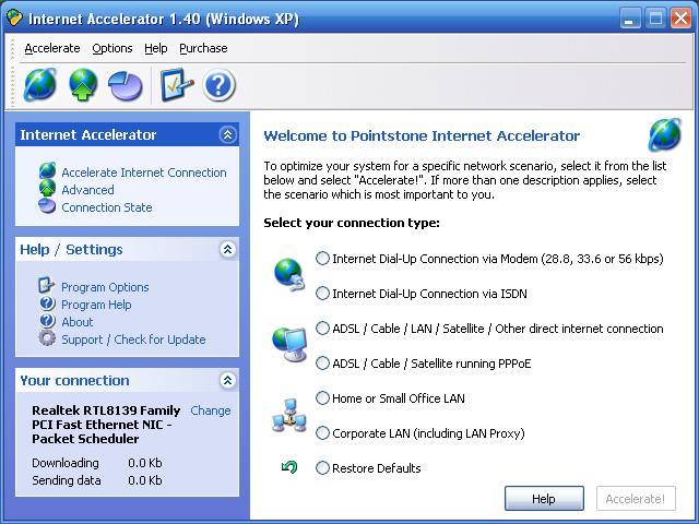 internet accelerator for windows 10