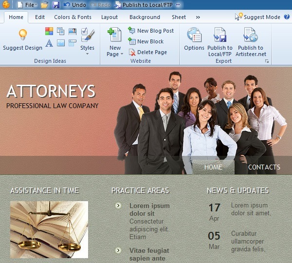 Artisteer - Screenshot #3