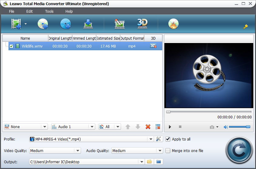 Leawo Total Media Converter Ultimate - Screenshot #22
