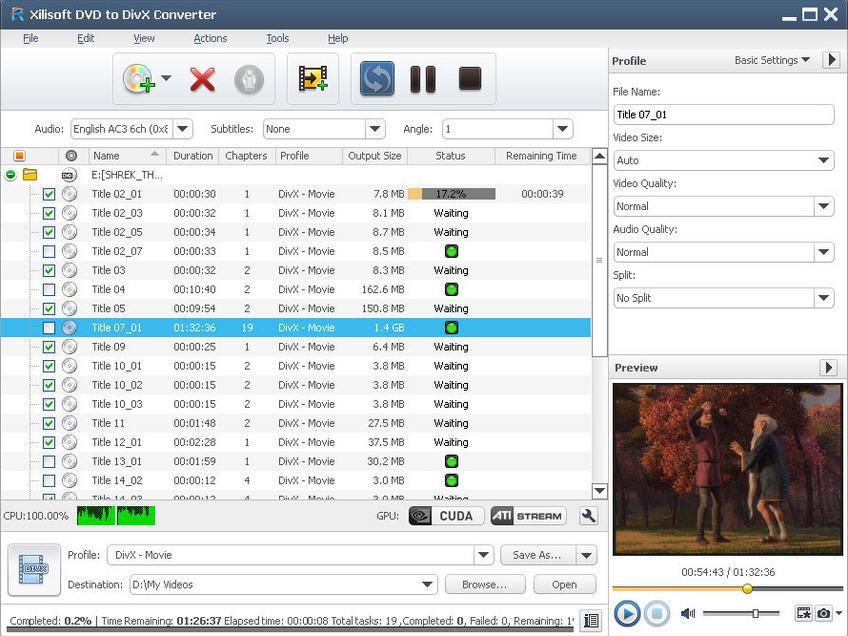 xilisoft dvd creator cutting start of video