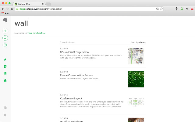Evernote Web - Screenshot #1