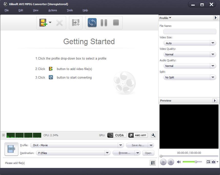Xilisoft AVI MPEG Converter - Screenshot #6