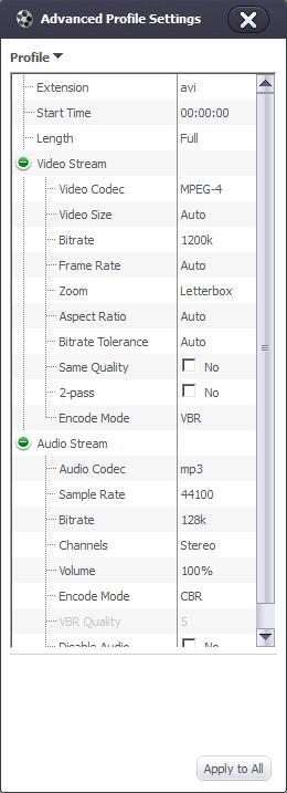 Xilisoft AVI MPEG Converter - Screenshot #4