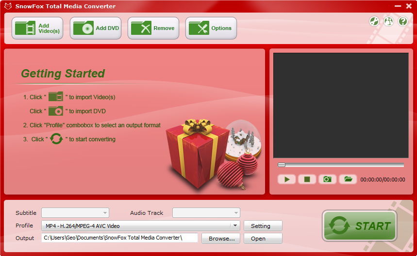 SnowFox Total Media Converter - Screenshot #2