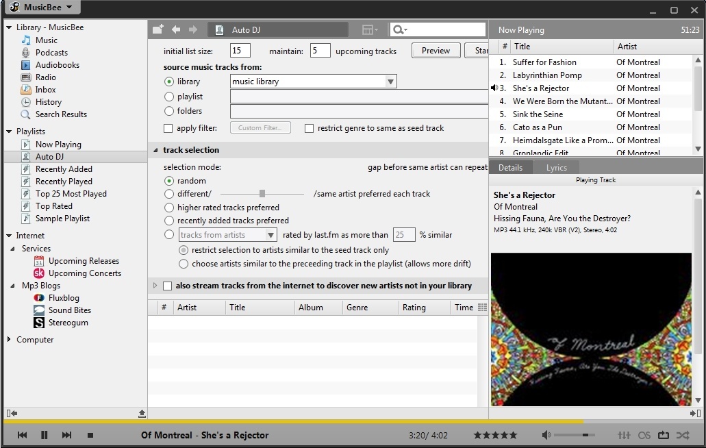 MusicBee - Screenshot #8