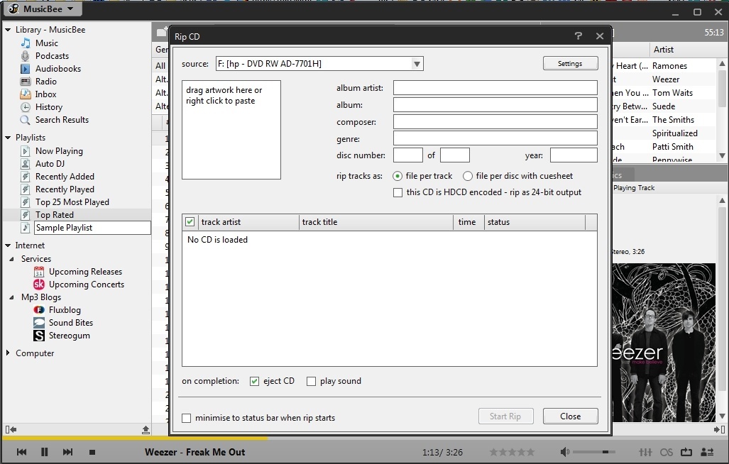 MusicBee - Screenshot #6