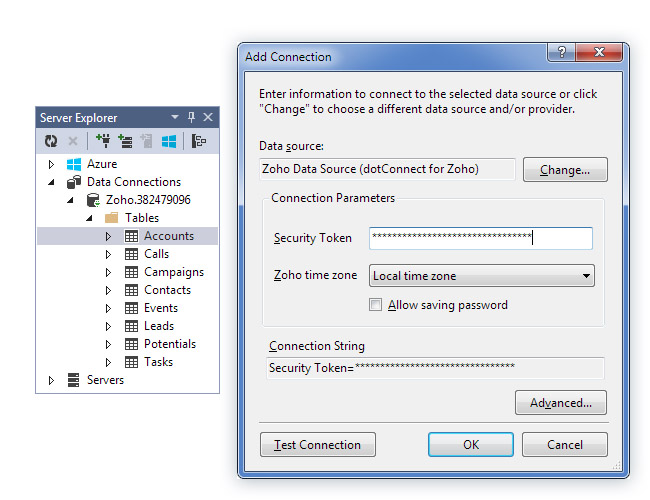 dotConnect for Zoho CRM - Screenshot #1