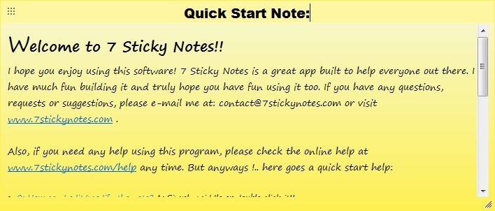 7 Sticky Notes - Screenshot #4