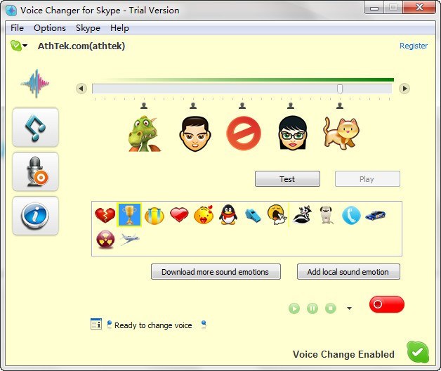 Skype Voice Changer - Screenshot #5