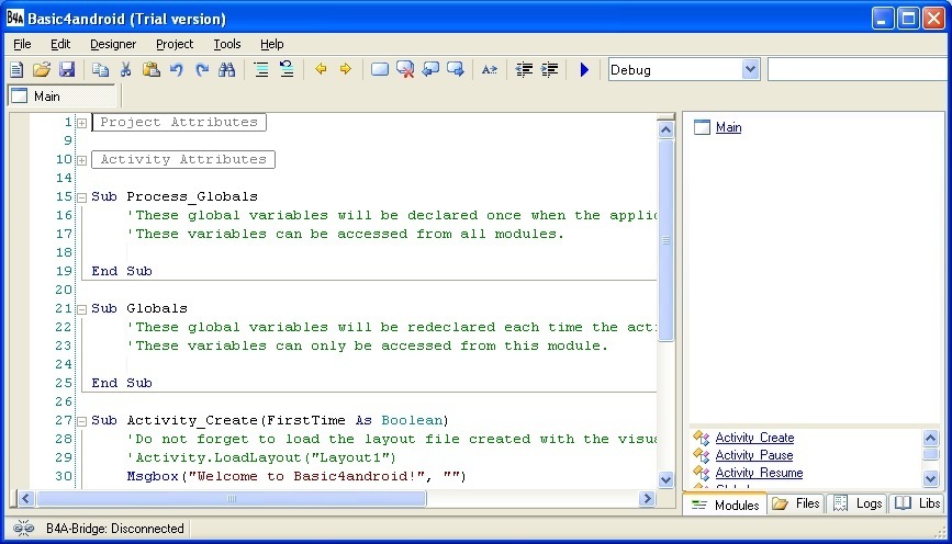 Basic4android - Screenshot #3