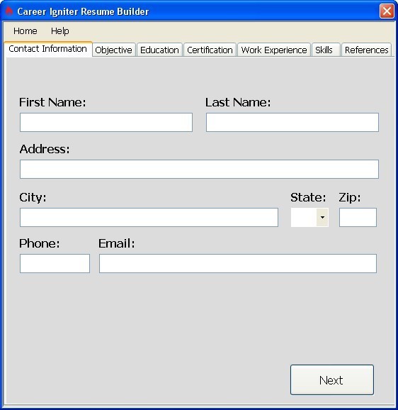Career Igniter Resume Builder download for free SoftDeluxe