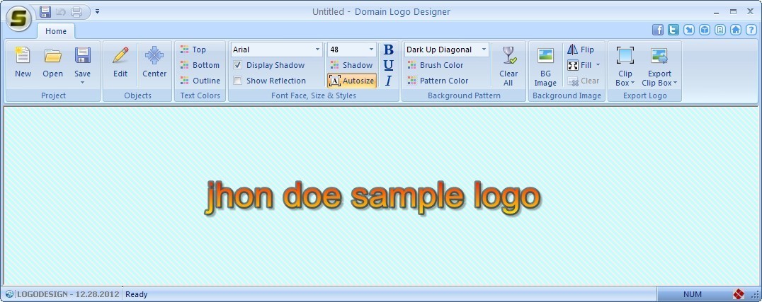 Domain Logo Designer - Screenshot #1