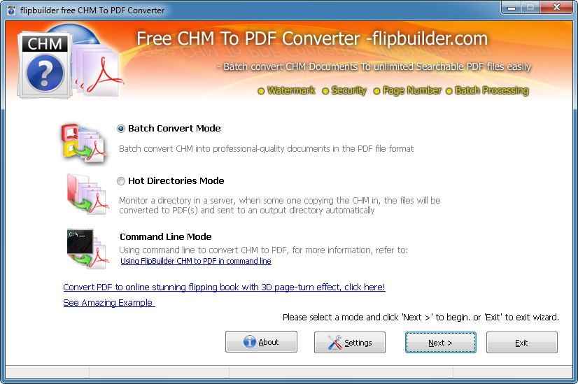 free online converting chm to pdf