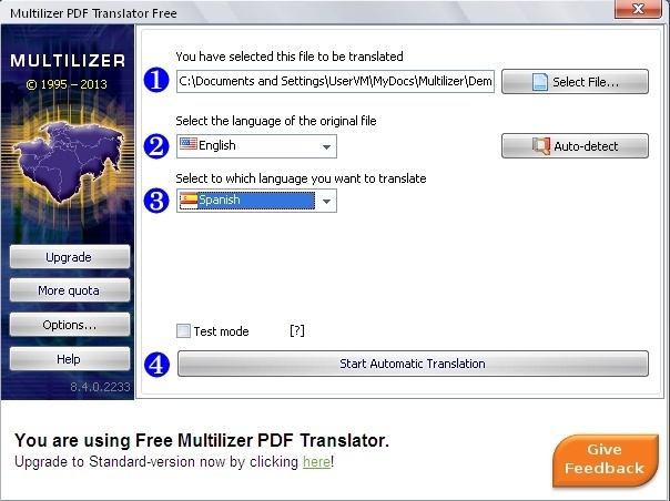 Multilizer PDF Translator - Screenshot #20