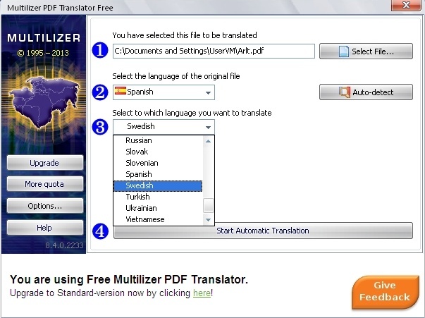 Multilizer PDF Translator - Screenshot #19