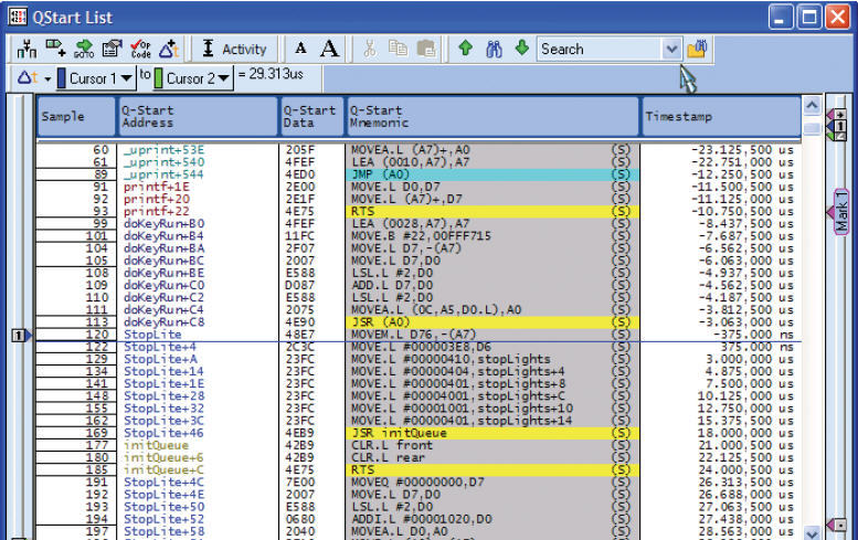 Tektronix Logic Analyzer - Screenshot #1