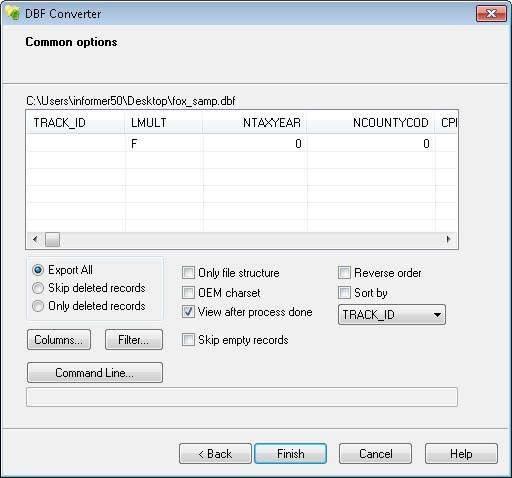DBF Converter - Screenshot #12
