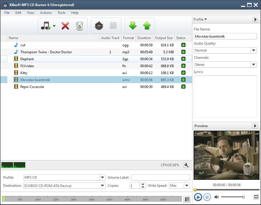 Xilisoft MP3 CD Burner latest version - Get best Windows software