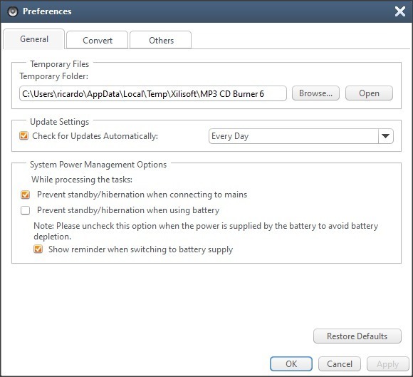 Xilisoft MP3 CD Burner - Screenshot #2