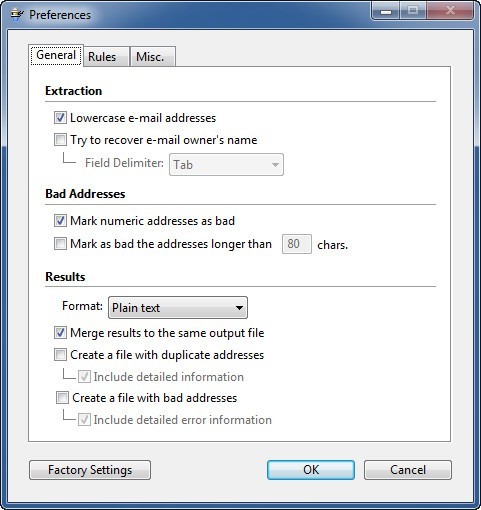 Email Extractor - Screenshot #2