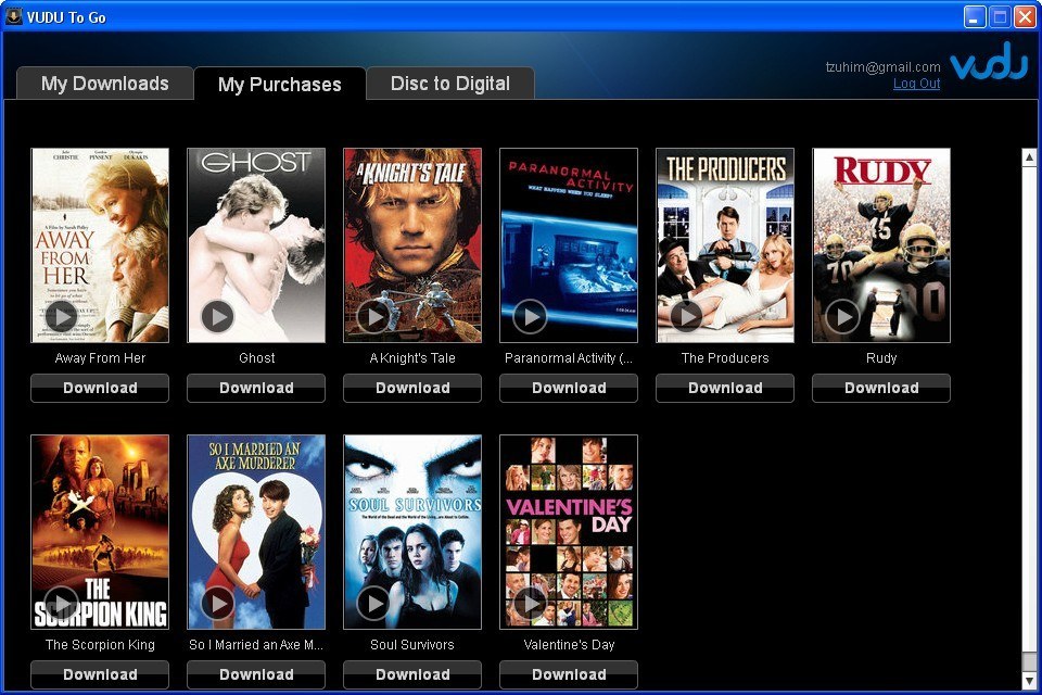 vudu to go download for pc