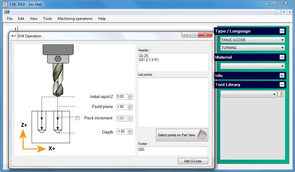 CNC PAD - Screenshot #1
