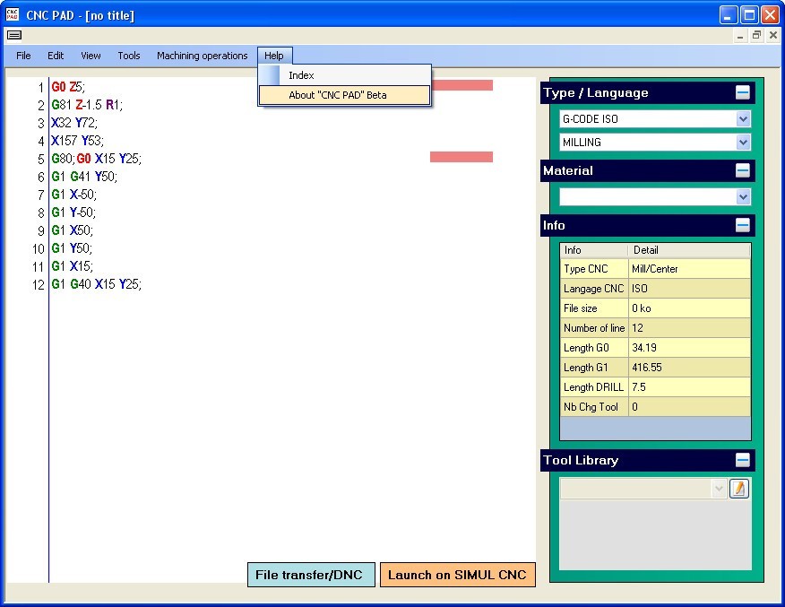 CNC PAD - Screenshot #2